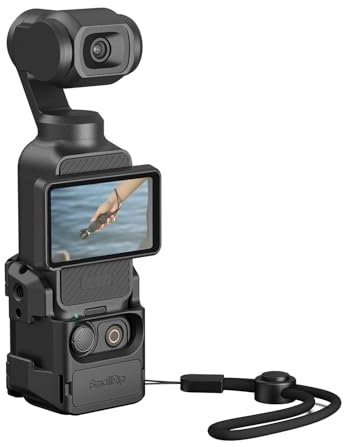 SMALLRIG Accesorio Adaptador de Expansión para dji Osmo Pocket 3, Soporte Liviano de 52 g para Pocket 3, con Soporte de Zapata Fría, Orificios Roscados de 1/4-20 y Puertos de Garra - 5072
