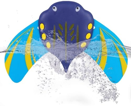 Fiskbadleksaker, glidstråle vattenleksak - hydrodynamisk smörmodell, interaktiva djur hydrodynamiska simdjur för tonårsflickor