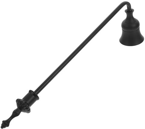 HAMPPLIES Apagavelas de Portátil con Mango Negro Extintor Seguro para Mechas de Velas Aromáticas y Decorativas Accesorio Práctico para Hogar