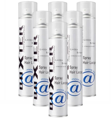 Baxter Professional Lacca Per Capelli Spray, 500 ml (6 Pezzi)