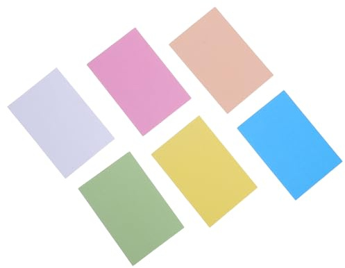SEWOART Etiquetas para Carpetas Colgantes de Oficina, Paquete de 6 Hojas en 6 Colores, Papel Grueso Resistente para Clasificación y Organización de Archivos Escolares y Laborales