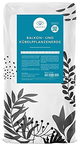 Jasker's Balkon & Kübelpflanzenerde Blumenerde Balkonpflanzen 10 L