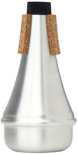 Protec Trumpet Straight Mute, Aluminum, Slim Profile (AM100), Silver