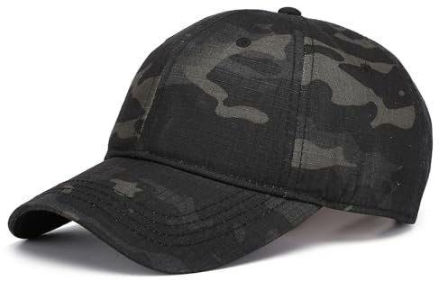 marrhorvk Casquette de baseball unisexe en coton de qualité supérieure pour homme et femme, style polo léger et réglable, bord incurvé, Camouflage foncé, 3