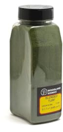 Woodland Scenics T1349 strömedel grön blandning grönt material bländande turf green Blend Torf