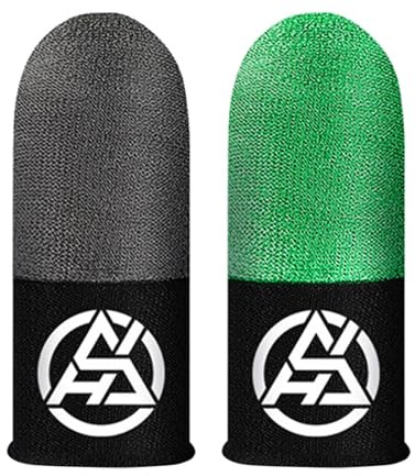 Game Finger Sleeves - 2pcs Glowing Fingertip Sleeve, Anti Friction Touchscreen Finger Cot, Sweat Resistant FingerGuard, Smooth Control Accessory For Mobile Phone Tablet Devices Esports Use