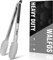 Walfos Küchenzange 30.5cm Hochleistungs-Lebensmittelzange, 304 Premium-Edelstahl und rutschfester hitzebeständiger Griff - ideal zum Kochen, Drehen, Grillen und Grillen