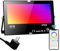 RGB LED Strahler Außen 80W Bluetooth APP Steuerung Fluter Beleuchtung Outdoor, 2700K&Million Farben Dimmbar Smart Flutlichtstrahler IP66 Wasserdicht Außenstrahler Flutlicht Garten Stimmungslichter 1