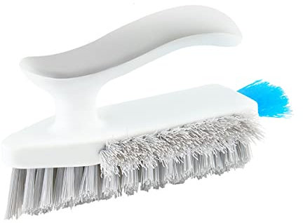 ilbcavne Crevice Cleaning Brush Tile Grout Cleaner Brush Joint Scrubber for Deep Cleaning, Plastic Handheld Scrub Brushes, Multipurpose Scrubbing Grouting Products for Tile Floor, Window(Color:white)