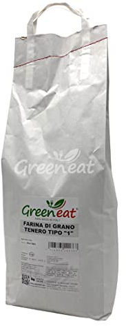 5 kg farina TIPO 1 di grano tenero italiano ideale per dolci e pizza origine Puglia e Basilicata