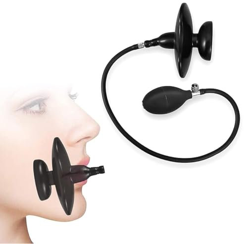LDOZ Bavaglio a bocca aperta BDSM SM, tappo per bocca con bavaglio gonfiabile in silicone, cinturino regolabile sulla bocca con lucchetto per uomini e donne gay(Without straps)