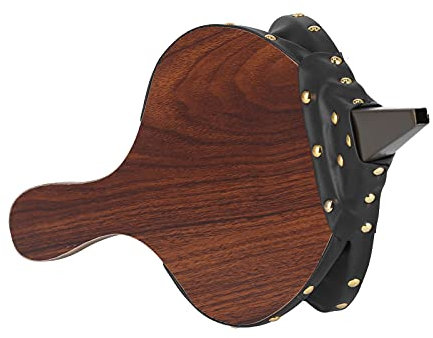 ZJchao Fireplace Bellows for Wood Stove, Manual Air Blower Fan with Hanging Strap for Outdoor Cooking BBQ Grill Chimney Camping, 16.9x7.5 Inches