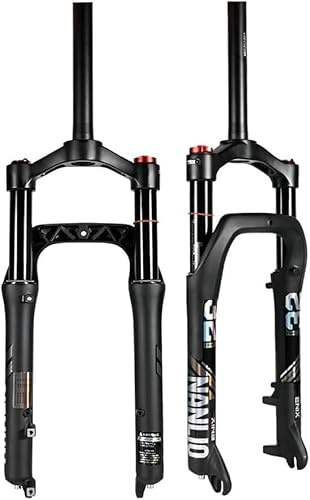 Fatbike framgaffel 20 26 tum * 4.0 band Snow Mountain fjäderfjädring framgaffel fjäderväg 120/130 mm MTB luftgaffel för elektrisk snö strand XC/DH 9x135 mm QR 26in