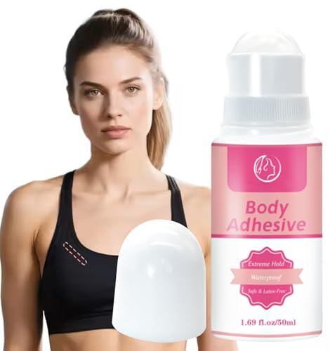 Colla per Vestiti,50ml Colla per Corpo per i Vestiti,Colla per Tessuti,Colla Adesiva Di Body,Colla per i Vestiti Sulla Pelle,per Calze Maniche Spalline Parrucche Reggiseno Spalline Costumi Body