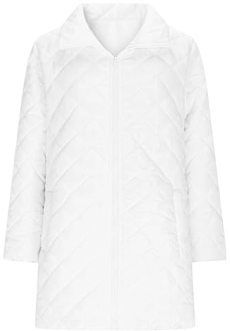 Dam puffer dragkedja stående krage vadderad jacka quiltad jacka kappa kappa kappa