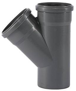 Ostendorf HTsafe Abzweig DN 125/125 mm 45 Grad HT-Rohr