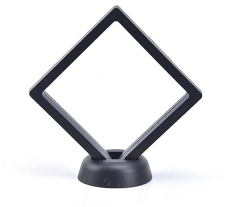 Café Viereck ® Schwebender Coin Schatulle Floating Coin Case Münzaufsteller bis 5 cm Ø