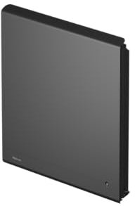 Noirot - Radiateur Électrique Caldera - Inertie Pierre de Lave - Technologie Brevetée INERFRONT - Connecté - Certifié Origine France Garantie, NF Électricité - Gris, 1000 Watt