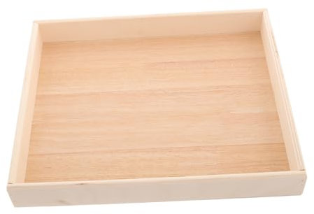 UPKOCH Square Childrens Mini Sandbox Storage Box Building Blocks Container for Toddlers Pretend Play Sand Pit Boys and Girls Box in Bedroom