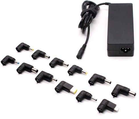 AJP 90W universalladdare - flera tips för Le-novo ThinkPad, Dell Inspiron, Asus VivoBook, HP Envy, för Samsung, Acer Predator, Tecra och USB-C Laptops Power AC Adapter PSU-kabel