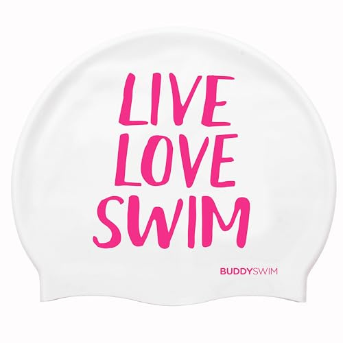 Gorro Natacion Hombre y Mujer de Silicona para Piscina o Aguas Abiertas, Gorro Silicona Natacion para Hombre y Gorro Piscina Mujer Pelo Largo. Color Llamativo Buena Visibilidad.