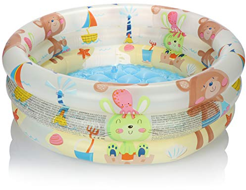 COM-FOUR® Pataugeoire Ronde pour Enfants - pataugeoire Gonflable pour Enfants - Piscine - Petite Piscine Hors Sol pour Le Jardin - env.61 x 22 cm