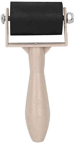 Cikonielf Gummi Brayer 35mm Weiche Tintenapplikator für Blockdruck Stempelwerkzeug Kleberolle Stanzkleberanwendungen