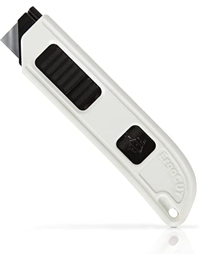 Sicherheitsmesser Cuttermesser mit automatischem Klingeneinzug, eronomisches Design, vielseitige Einsatzmöglichkeiten, beidseitig bedienbar