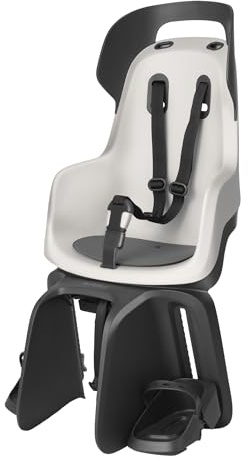 BOBIKE 8011500002 - Silla Bicicleta Trasera GO Maxi AVS+ – Segura, cómoda, instalación con Sistema de Montaje AVS+ para niños de 9 Meses a 6 años, hasta 22 kg, Vainilla Cup Cake