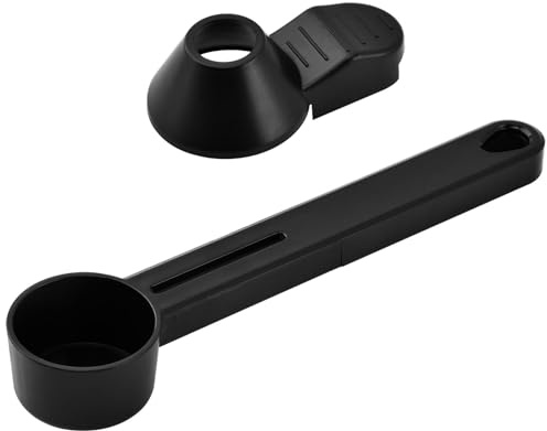 2-Tablespoon Coffee Scoop & Funnel for Reusable K-Cups, Refillable Coffee Pods - Easy-Slide Design for Ground Coffee, Protein Powder & Tea