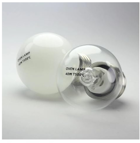 eufeifeiegds E27 40W ugnslampa saltlampa värmetålig lampa högtemperatur spisfläkt kylskåpslampa varmvit
