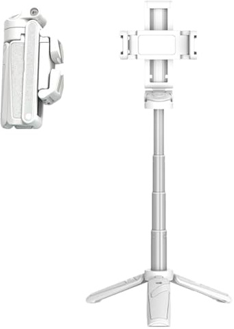 Smartphone Tripod Stand - 360° Adjustable Holder for Photography | Lightweight Portable with Secure Grip, Cell Phone Tripod Tool, Videography Recording Accessory, Home Office Travel Outdoor Use