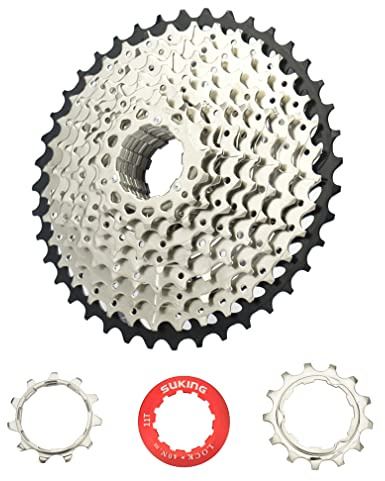 CYSKY Cassette de 10 velocidades 11-40T Cassette Apto para Bicicleta de montaña, Bicicleta de Carretera, MTB, BMX