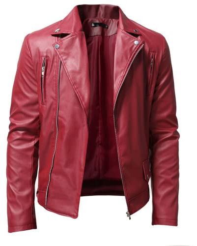 Chaqueta bomber de piel sintética para hombre, chaqueta de piel sintética para hombre, chaqueta de cuero para primavera y otoño e invierno, chaqueta de solapa de piel sintética, abrigos de