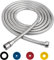 Duschschlauch, Edelstahl Brauseschlauch 3m, Verdrehschutz Universal Duschschlauch Flexibel, mit 4 Wassersparer Durchflussbegrenzer, Standard 1/2 Anschluss, passt an alle Duschköpfe（ Silber）