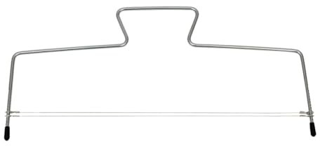 BrandNewCake® Doppelte Tortensäge 32cm - Präziser Tortenschneider - Kuchenverdeler mit Schneiddraht - Perfekt für gleichmäßige Tortenböden