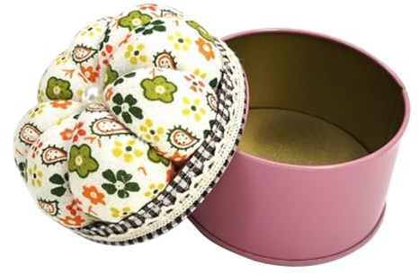 Coussin à épingles pour coudre mignon,Coussin à épingles - Porte-aiguille à coudre | Porte-épingles à citrouille, coussins, support de coussins à aiguilles avec boîte de rangement pour l'