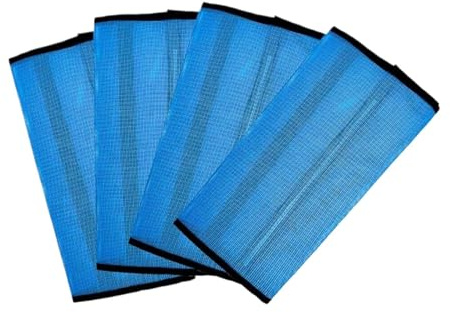 Botas contra moscas para caballos - Leggins de malla fina transpirable de 400 g | Protectores de malla ajustables y transpirables, 4 piezas, para pastos, carreras al aire libre, entrenamiento, competi