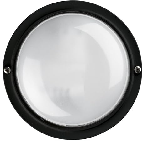 Aplique FAR IP44 60W E27 ng.NEGRO