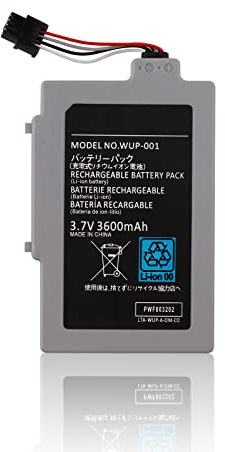 SwarKing Ersatz Akku Kompatibel mit Nintendo Wii U Gamepad WUP-001 WUP-010…