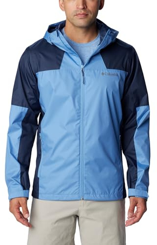 Columbia Inner Limits Jacket, Giacca Impermeabile Uomo, Skyler/Collegiate Navy, Taglia XL