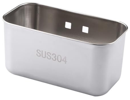 Ciieeo Steel Wire Basket Drying Rack for Shelves Suction Cup Sink Strainer Kitchen Storage Basket Smooth Edges