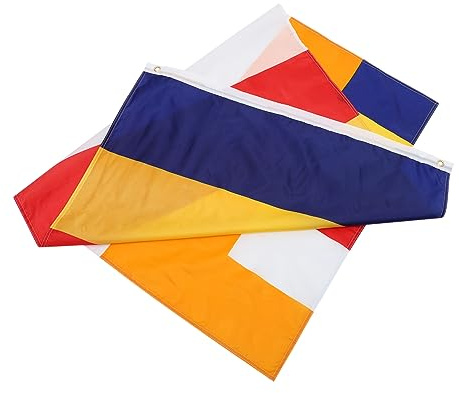 FONDOTIN Bandera Budista de Poliéster para Oración y Decoración Exterior y Resistente la Decoloración con Ojales Reforzados para y