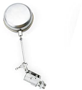 Valvola a Sfera Galleggiante for Serbatoio d'Acqua in Acciaio Inossidabile 304 da 1/2 DN15, Resistenza alle Alte Temperature 200 Gradi Celsius, for Parti di stagni, Pesci e acquari(Color A)