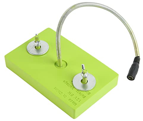 Cryfokt Almohadilla Térmica para Reptiles de 5 W y 12 V, Segura y Controlada por Termostato, Calentador de Terrario Debajo del Tanque con Termostato para Reptiles, (Enchufe Europeo 100-240 V)