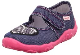 Superfit Mädchen BONNY Hausschuhe, BLAU 8000