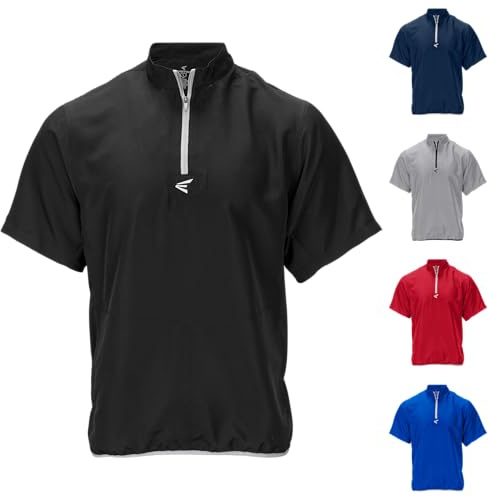 Easton | ALPHA Short Sleeve Cage Jacket | Adult Large | Black