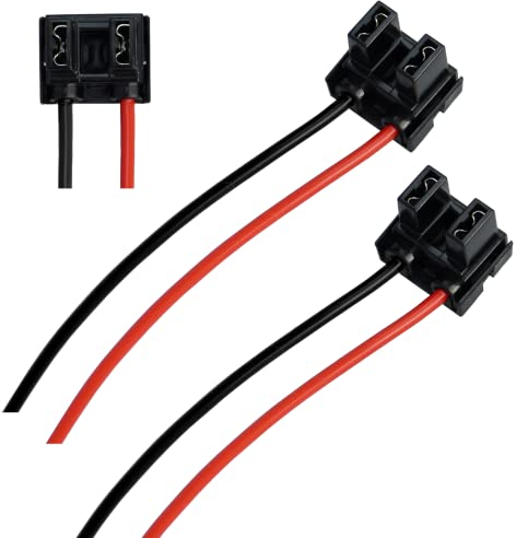 L & P Car Design 2x H7 Lampen Stecker Fassung Sockel Lampenfassung Lampensockel Lampenstecker PX26d mit Kabel für Lampen Glühlampen Glühbirnen