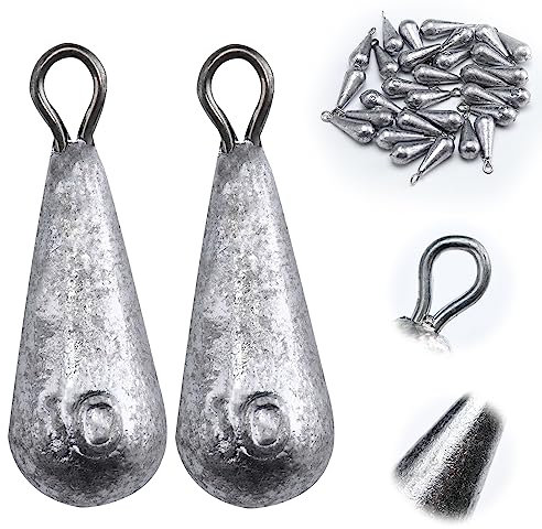 Goture Birnenblei Angeln，Dropshot Blei,Bleigewichte,Blei Angeln,Angelblei 10g/20g/30g/40g/50g/60g/70g/80g/100g/120g,Angelblei Kit,Angeln Sinker,Angeln Drop Shot Stabblei