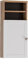 Schildmeyer Highboard Jesper 155982, Artisan Eiche/weiß matt, 30,3 x 25,4 x 70 cm